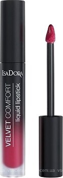 Фото IsaDora Velvet Comfort Liquid Lipstick №60 Raspberry Kiss