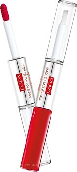 Фото Pupa Made To Last Lip Duo №006 Fiery red