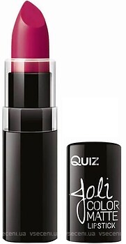 Фото Quiz Cosmetics Joli Color Shine Long Lasting Lipstick 305 Sensual Burgundy