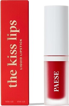 Фото Paese The Kiss Lips Liquid Lipstick 06 Classic Red