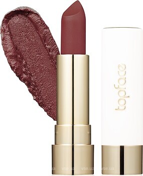 Фото TopFace ProHD Soft Matte Lipstick PT158 008 Red Brown