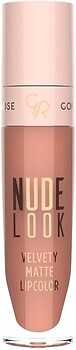 Фото Golden Rose Nude Look Velvety Matte Lipcolor 02 Peachy Nude