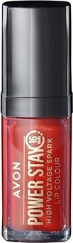 Фото Avon Power Stay Liquid Lip Colour Красное пламя