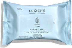 Фото Lumene Herkk Gentle 3in1 Makeup Melting Wipes салфетки для деликатного снятия макияжа 3в1 25 шт