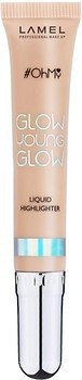Фото Lamel Professional Oh My Glow Young Glow Liquid Highlighter №401 Gold