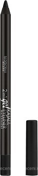 Фото Deborah 2 in 1 Kajal & Eyeliner Gel 01 Black