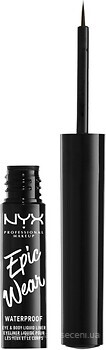 Фото NYX Professional Makeup Epic Wear Waterproof Eye & Body Long-Wear Liquid Liner 02 Brown