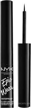 Фото NYX Professional Makeup Epic Wear Waterproof Eye & Body Liquid Liner 03 Silver Metal