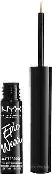 Фото NYX Professional Makeup Epic Wear Waterproof Eye & Body Long-Wear Liquid Liner 08 Yellow