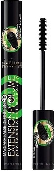 Фото Eveline Cosmetics Extension Volume Professional Make-Up Mascara False Definition 4D Black