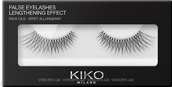 Фото Kiko Milano накладные ресницы False Eyelashes Lengthening Effect Эффект удлинения