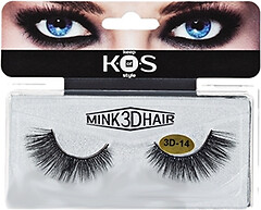 Фото K.O.S накладные ресницы Mink 3D Hair 3D-14