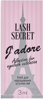 Фото Lash Secret клей для наращивания ресниц Jadore 3 мл