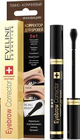 Фото Eveline Cosmetics корректор для бровей 5 в 1 Eyebrow Corrector Темно-коричневый