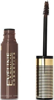 Фото Eveline Cosmetics тушь для бровей Brow & Go Medium Brown 01 6 мл