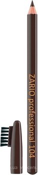 Фото Zario Professional Eyebrow Pencil 104 Темно-коричневый