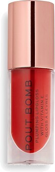 Фото Makeup Revolution Pout Bomb Plumping Lipgloss Juicy Red