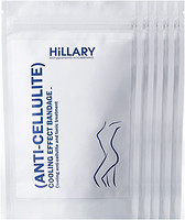 Фото Hillary Cosmetics курс охолоджуючих антицелюлітних обгортань для тіла Hillary Anticellulite Pro cooling effect 6 шт