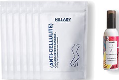 Фото Hillary Cosmetics набор Anti-Cellulite Pro Cooling Effect + Grapefruit Anti-Cellulite Massage Oil Body