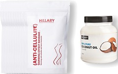 Фото Hillary Cosmetics набор Anti-Cellulite Pro Warming Effect + Hillary 100% Pure Coconut Oil