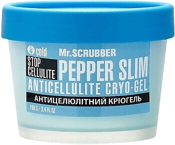Фото Mr.Scrubber антицеллюлитный крио-гель Stop Cellulite Pepper Slim Anticellulite Cryo-Gel 100 г