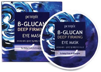 Фото Petitfee супер укрепляющие патчи под глаза с бета-глюканом B-Glucan Deep Firming Eye Mask 60 шт