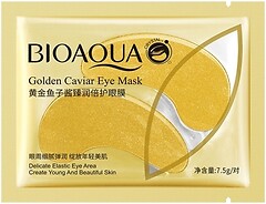 Фото Bioaqua гидрогелевые патчи для кожи вокруг глаз Golden Caviar Eye Mask 7.5 г