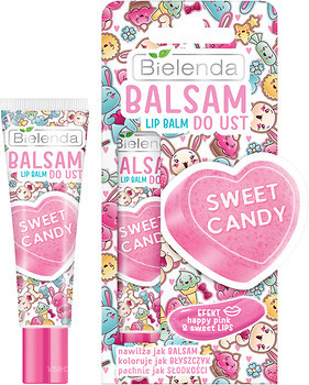 Фото Bielenda Sweet Candy Lip Balm бальзам для губ Сладкая конфета 10 г