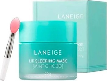 Фото Laneige Lip Sleeping Mask Mint Choco ночная восстанавливающая маска для губ 20 г