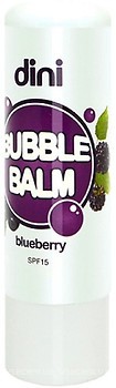 Фото Dini гигиеническая помада Bubble Balm Blueberry Черника 4.5 г