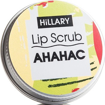 Фото Hillary скраб для губ Lip Scrub Pineapple Ананас 30 г