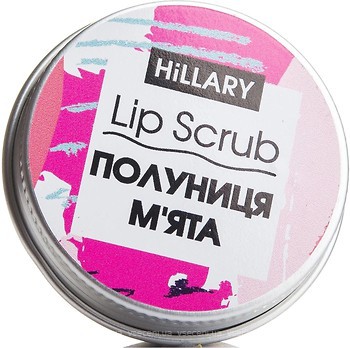 Фото Hillary скраб для губ Lip Scrub Strawberry Mint Клубника Мята 30 г