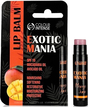 Фото Colour Intense бальзам для губ Exotic Mania Манго 5 г