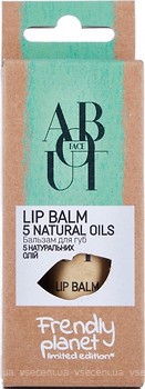 Фото About бальзам для губ Face Lip Balm 5 Natural Oils 5 натуральных масел 4.5 г