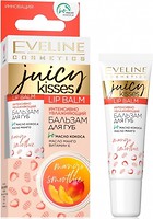 Фото Eveline Cosmetics бальзам для губ Lip Balm Juicy Kisses Exotic Mango Экзотическое манго 12 мл