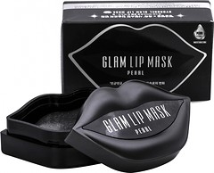 Фото BeauuGreen маска-патч для губ Glam Lip Hydrogel Black Pearl с экстрактом жемчуга 20x 3 г