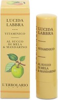 Фото L'Erbolario бальзам для губ Vitaminico Lucida Labbra На основе яблочного сока и мандарина 4.5 мл