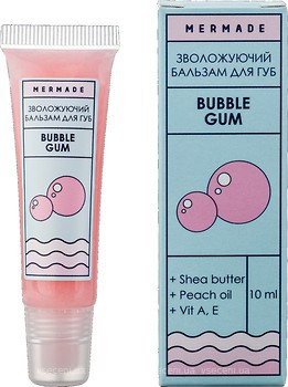 Фото Mermade бальзам для губ Bubble Gum Увлажняющий 10 мл