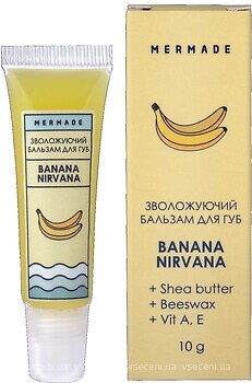 Фото Mermade бальзам для губ Banana Nirvana Увлажняющий 10 мл