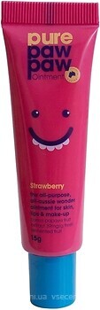 Фото Pure Paw Paw бальзам для губ Ointment Strawberry Клубника 15 г