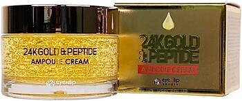 Фото Eyenlip антивозрастной крем для лица с золотом и пептидами 24K Gold & Peptide Ampoule Cream 50 г