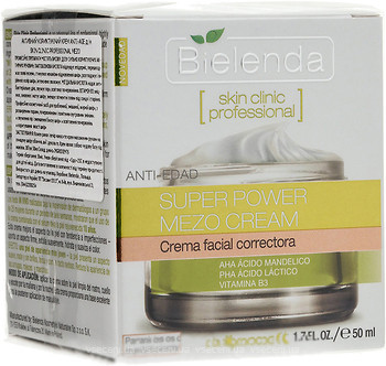 Фото Bielenda крем для лица Skin Clinic Professional Mezo Anti-Age Cream активный, корректирующий 50 мл