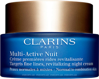 Фото Clarins ночной крем для нормальной или комбинированной кожи Multi-Active Night Cream 50 мл