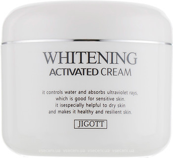 Фото Jigott осветляющий крем для лица Whitening Activated Cream 100 мл