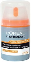 Фото L'Oreal увлажняющий уход Гидра Энергетик Против признаков усталости Men Expert 50 мл