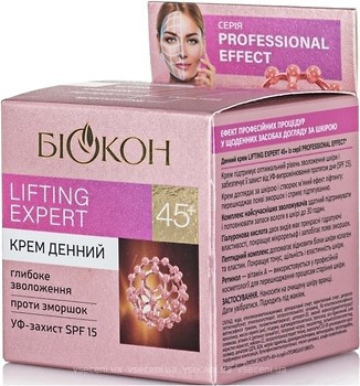 Фото Биокон крем для обличчя денний Professional Effect Lifting Expert 45+ 50 мл