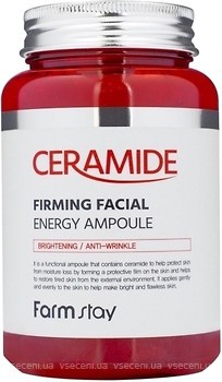 Фото FarmStay сыворотка для лица Ceramide Firming Facial Energy Ampoule 250 мл