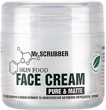 Фото Mr.Scrubber крем для лица Skin Food Pure & Matte 50 г
