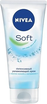 Фото Nivea крем для лица и тела увлажняющий Soft 75 мл