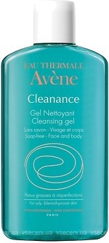 Фото Avene гель для лица и тела питательный Cleanance Cleansing Gel 200 мл